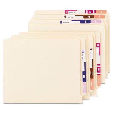 Smead® Alphaz Color-coded Labels Starter Set, A-z, 1 X 1.63, Assorted, 10-sheet, 220 Sheets-box freeshipping - TVN Wholesale